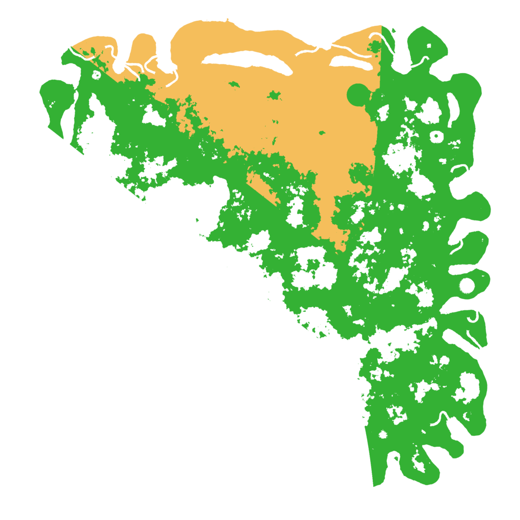 Biome Rust Map: Procedural Map, Size: 6000, Seed: 631351299