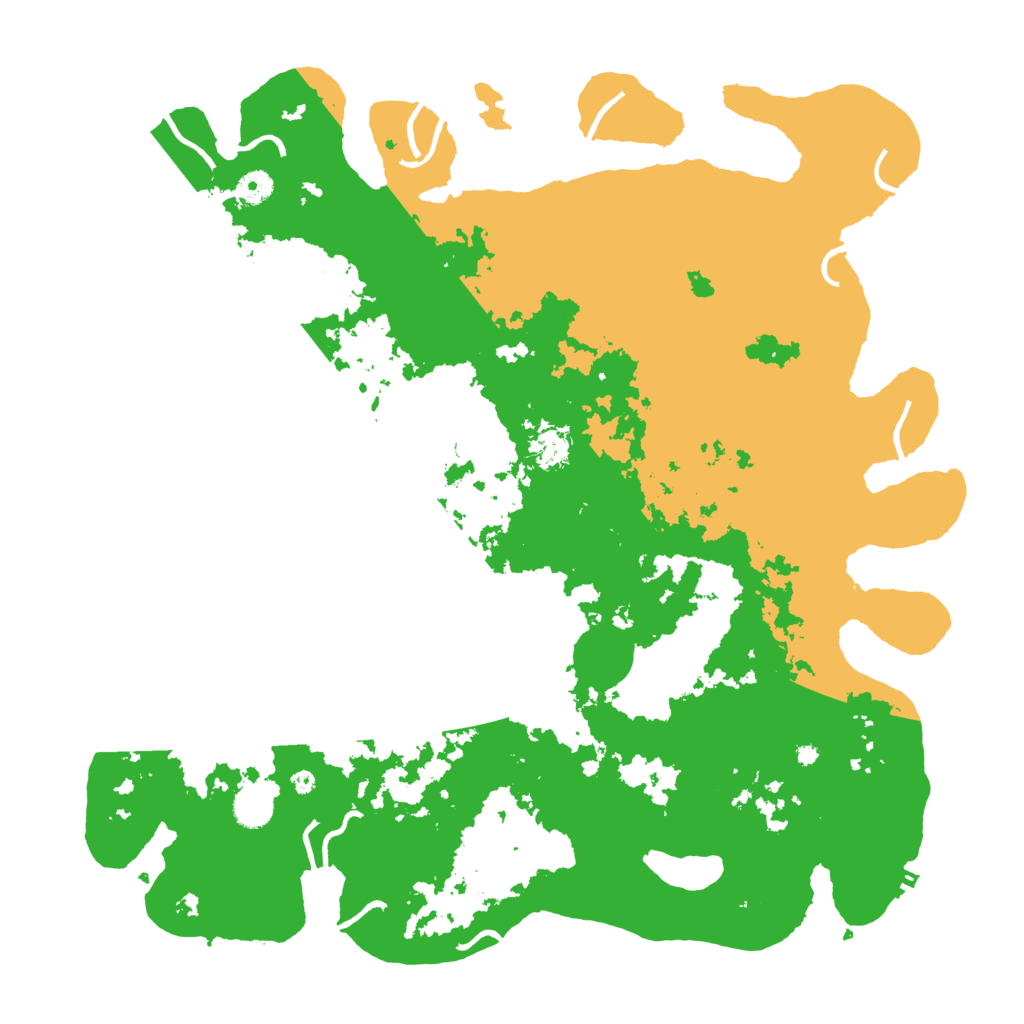 Biome Rust Map: Procedural Map, Size: 4500, Seed: 162093546