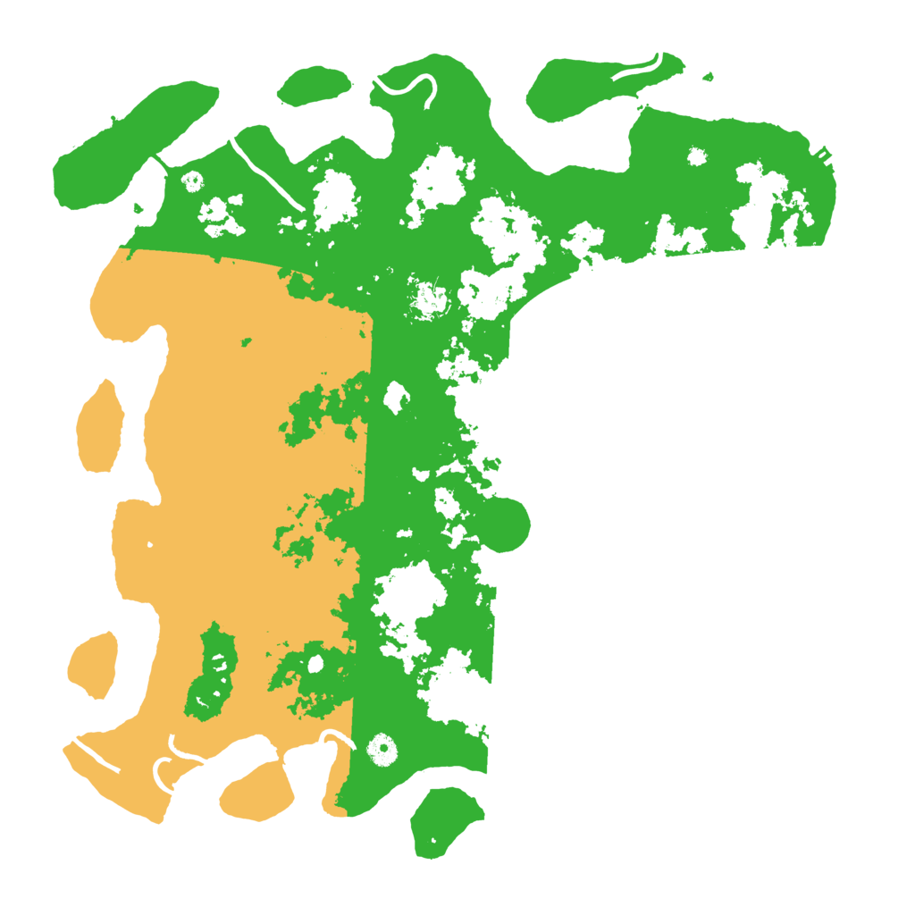 Biome Rust Map: Procedural Map, Size: 4500, Seed: 23435255