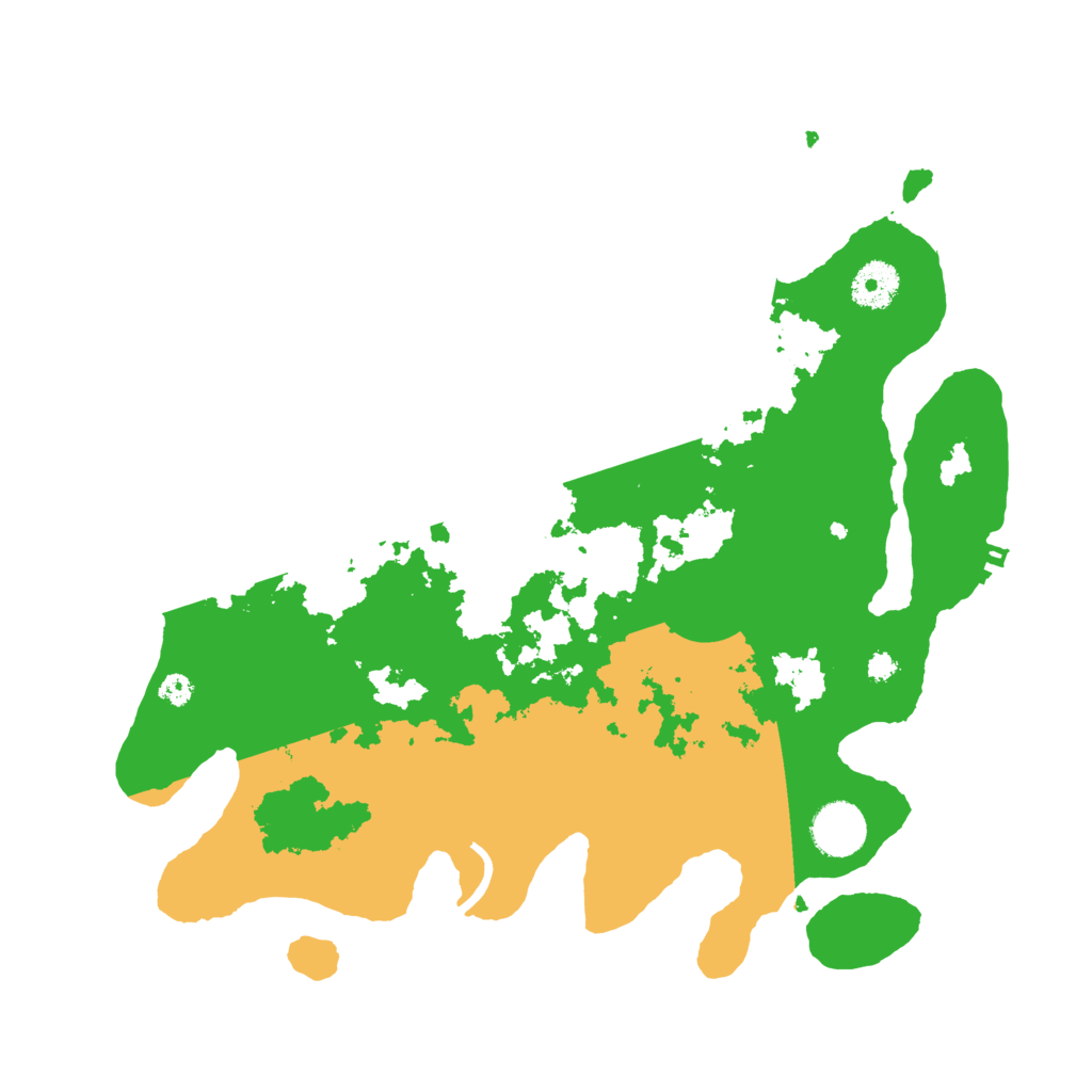 Biome Rust Map: Procedural Map, Size: 3500, Seed: 292501644