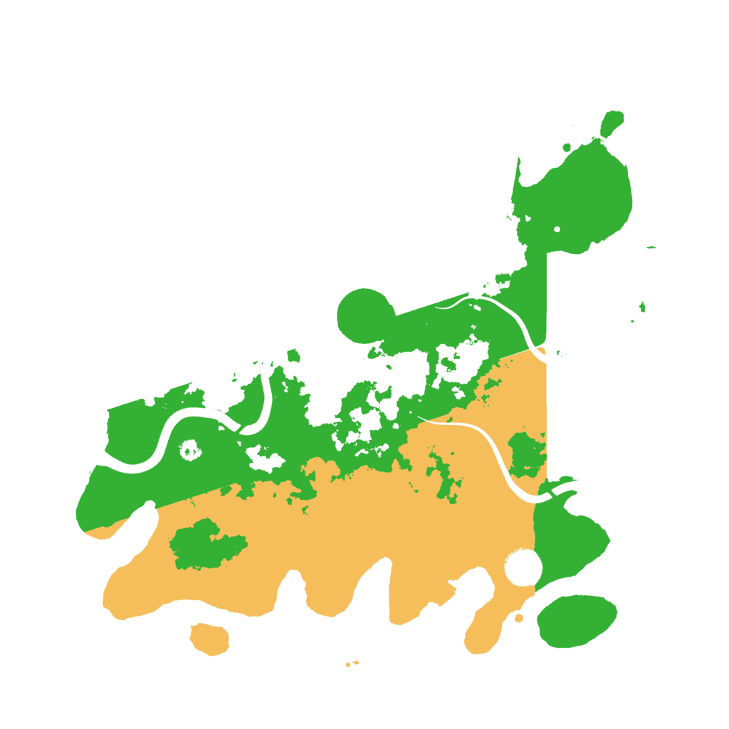 Biome Rust Map: Procedural Map, Size: 3500, Seed: 292501644