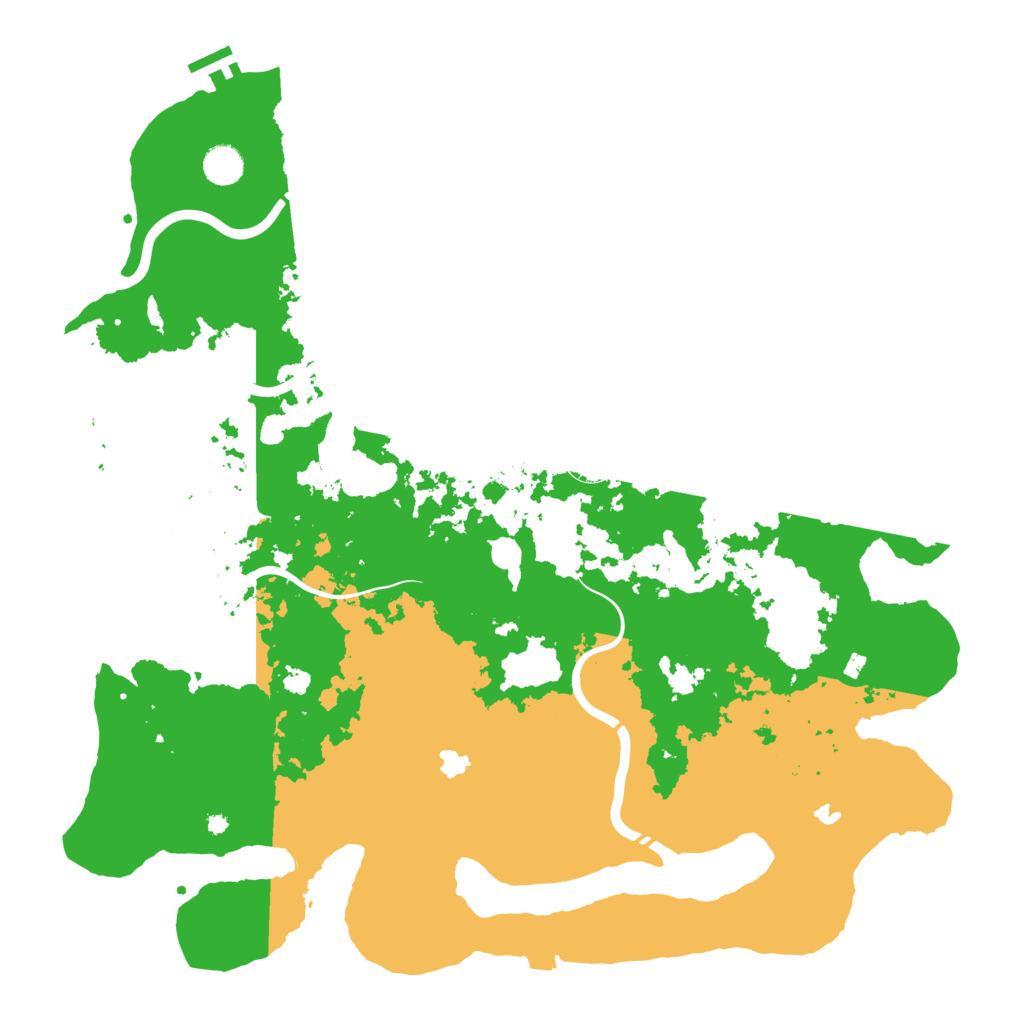 Biome Rust Map: Procedural Map, Size: 4500, Seed: 74429791