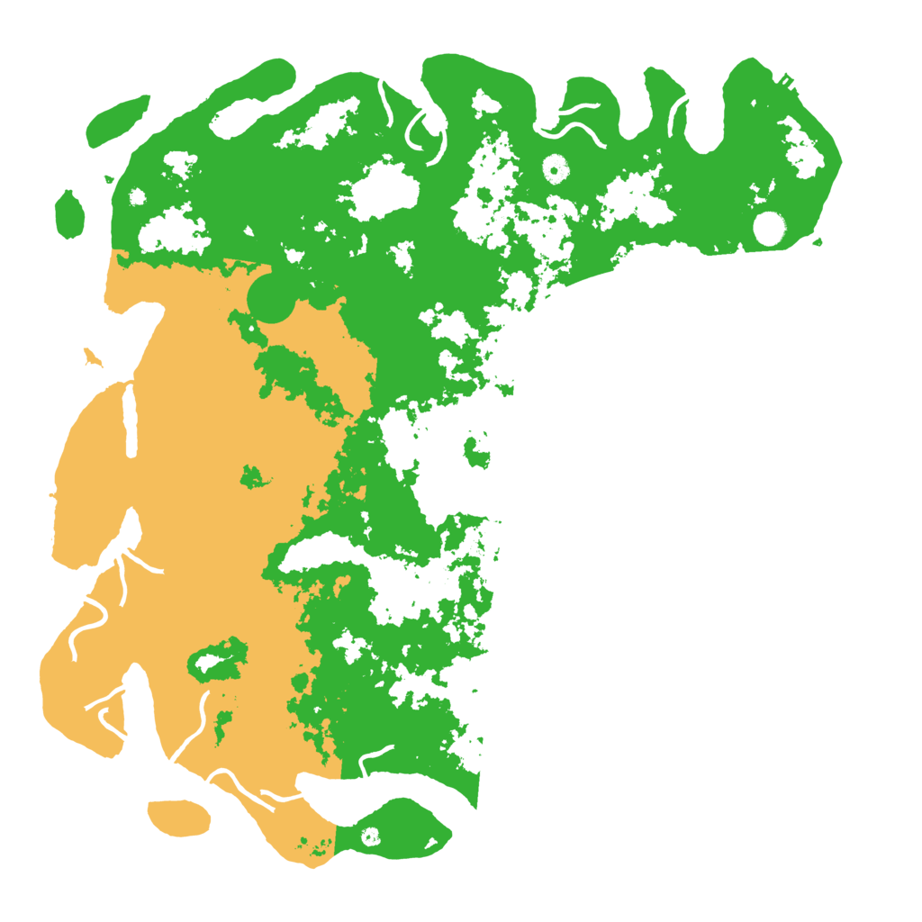 Biome Rust Map: Procedural Map, Size: 5000, Seed: 1387091601
