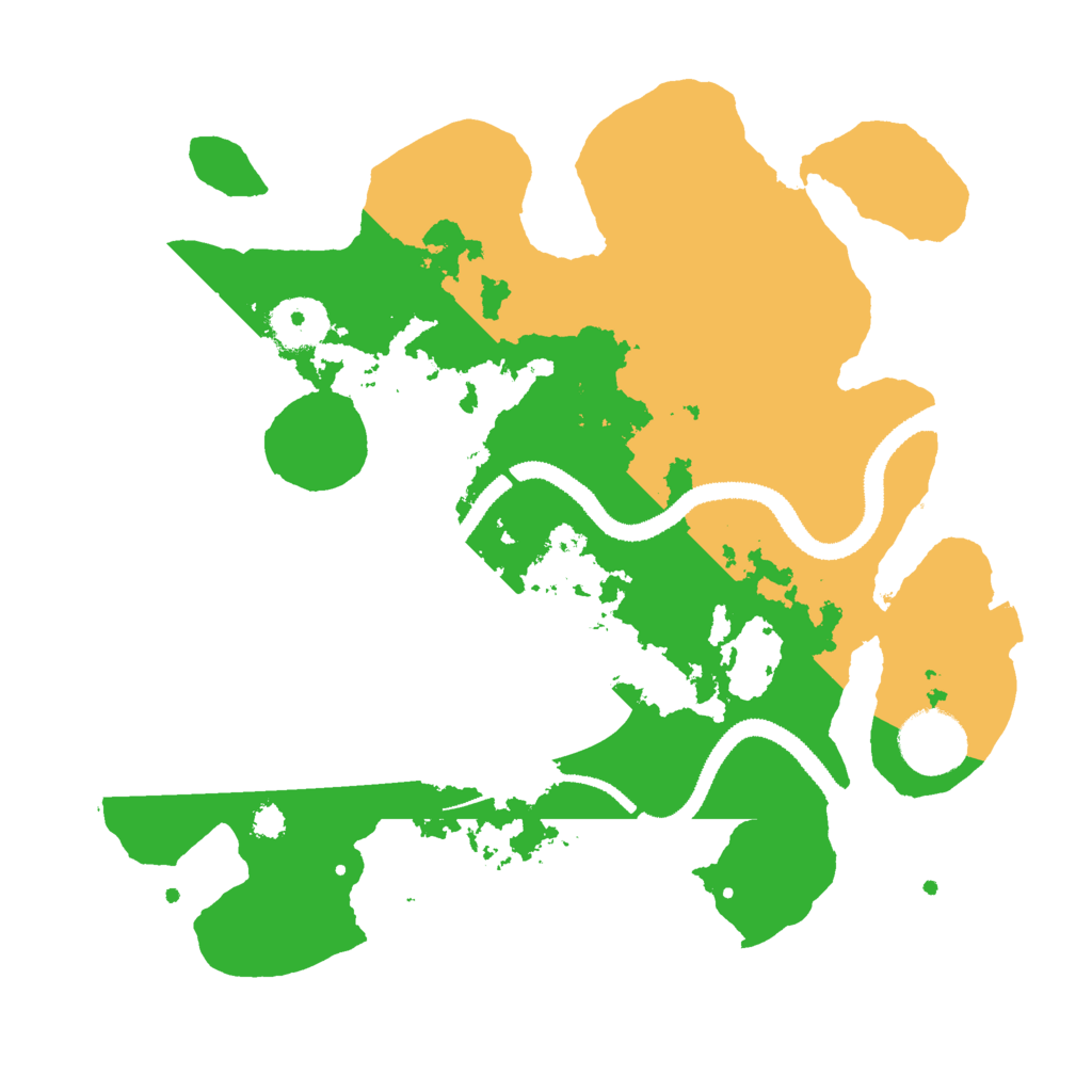 Biome Rust Map: Procedural Map, Size: 3000, Seed: 2135348446