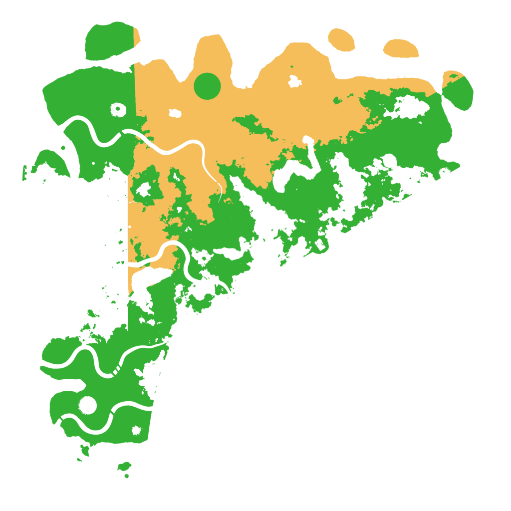 Biome Rust Map: Procedural Map, Size: 5000, Seed: 9