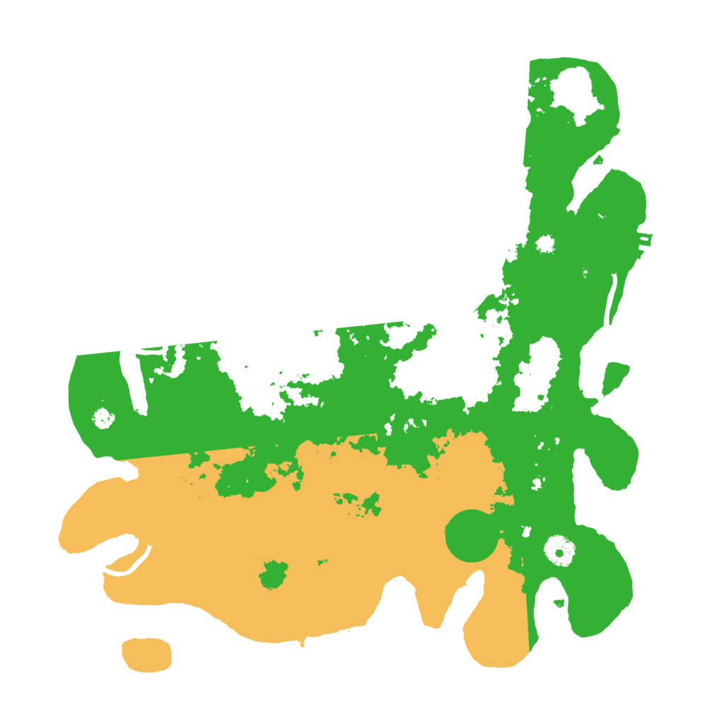 Biome Rust Map: Procedural Map, Size: 3600, Seed: 5737