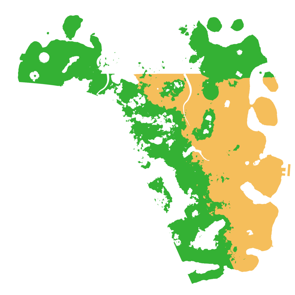 Biome Rust Map: Procedural Map, Size: 5000, Seed: 1101031746