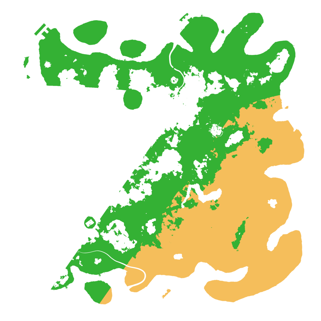 Biome Rust Map: Procedural Map, Size: 4500, Seed: 2807623