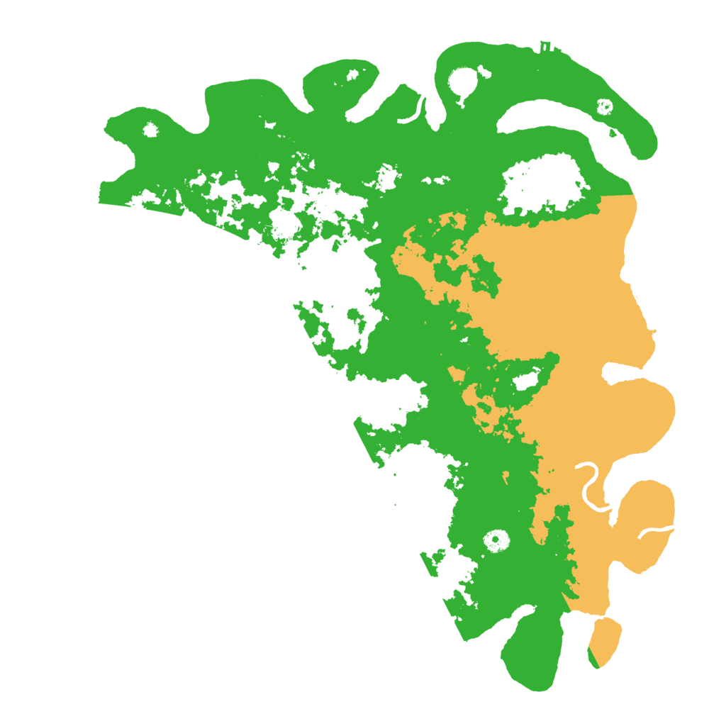 Biome Rust Map: Procedural Map, Size: 4500, Seed: 1178261812
