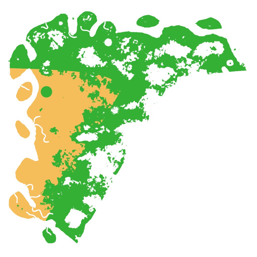 Biome Rust Map: Procedural Map, Size: 6000, Seed: 811050445