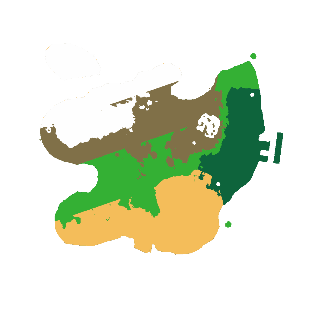 Biome Rust Map: Procedural Map, Size: 2000, Seed: 648252