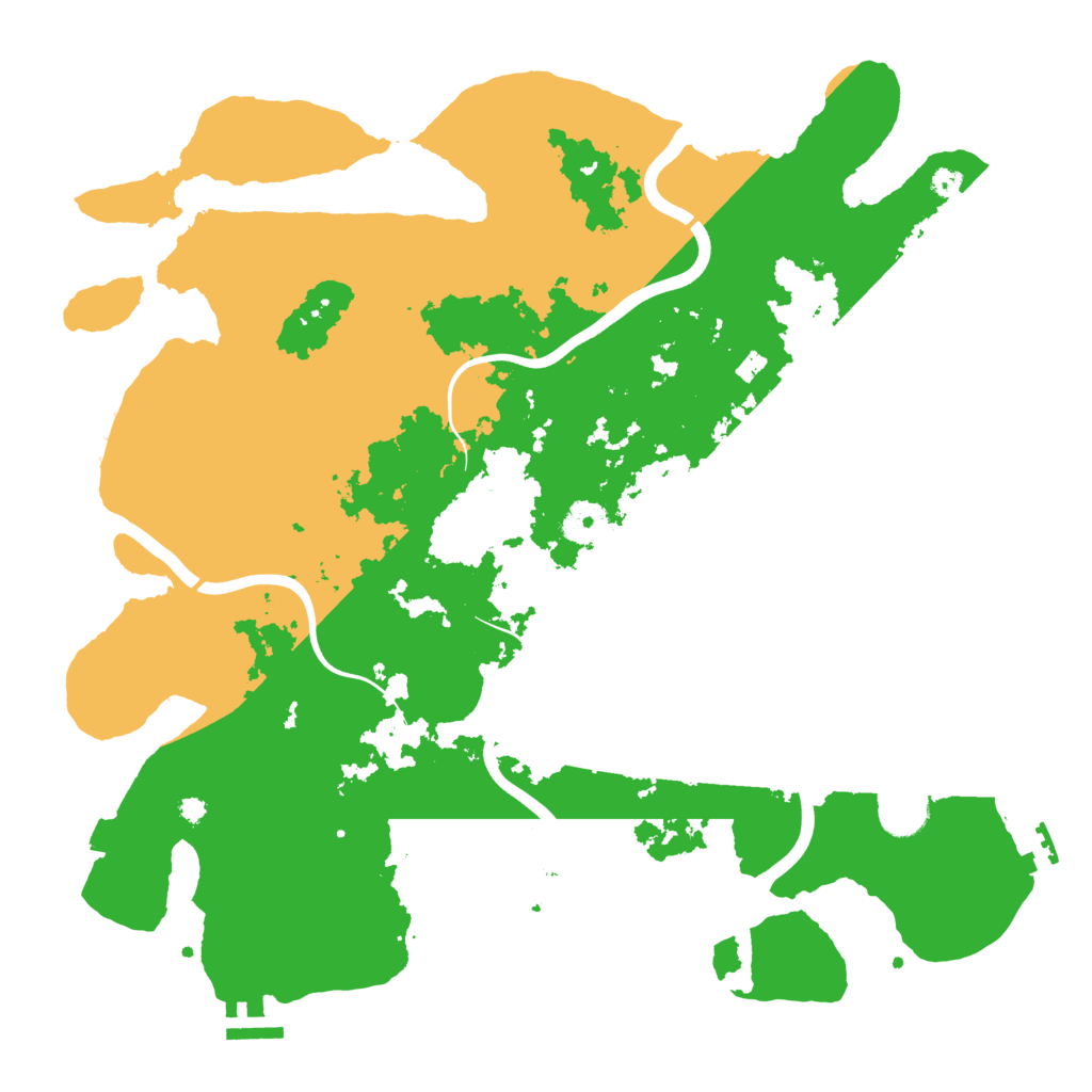 Biome Rust Map: Procedural Map, Size: 3850, Seed: 418608668