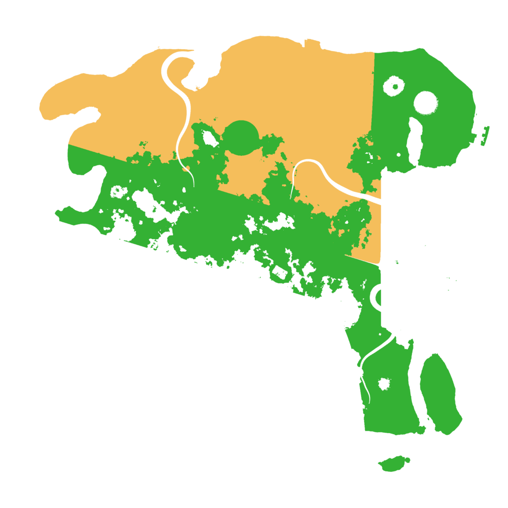 Biome Rust Map: Procedural Map, Size: 3800, Seed: 1241502267