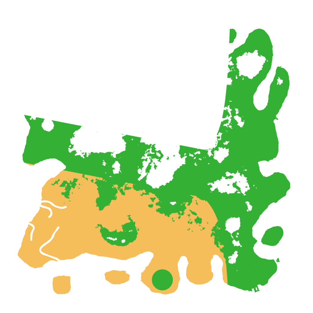 Biome Rust Map: Procedural Map, Size: 3950, Seed: 881507313