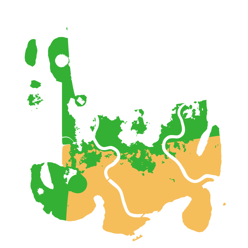 Biome Rust Map: Procedural Map, Size: 3500, Seed: 688683053