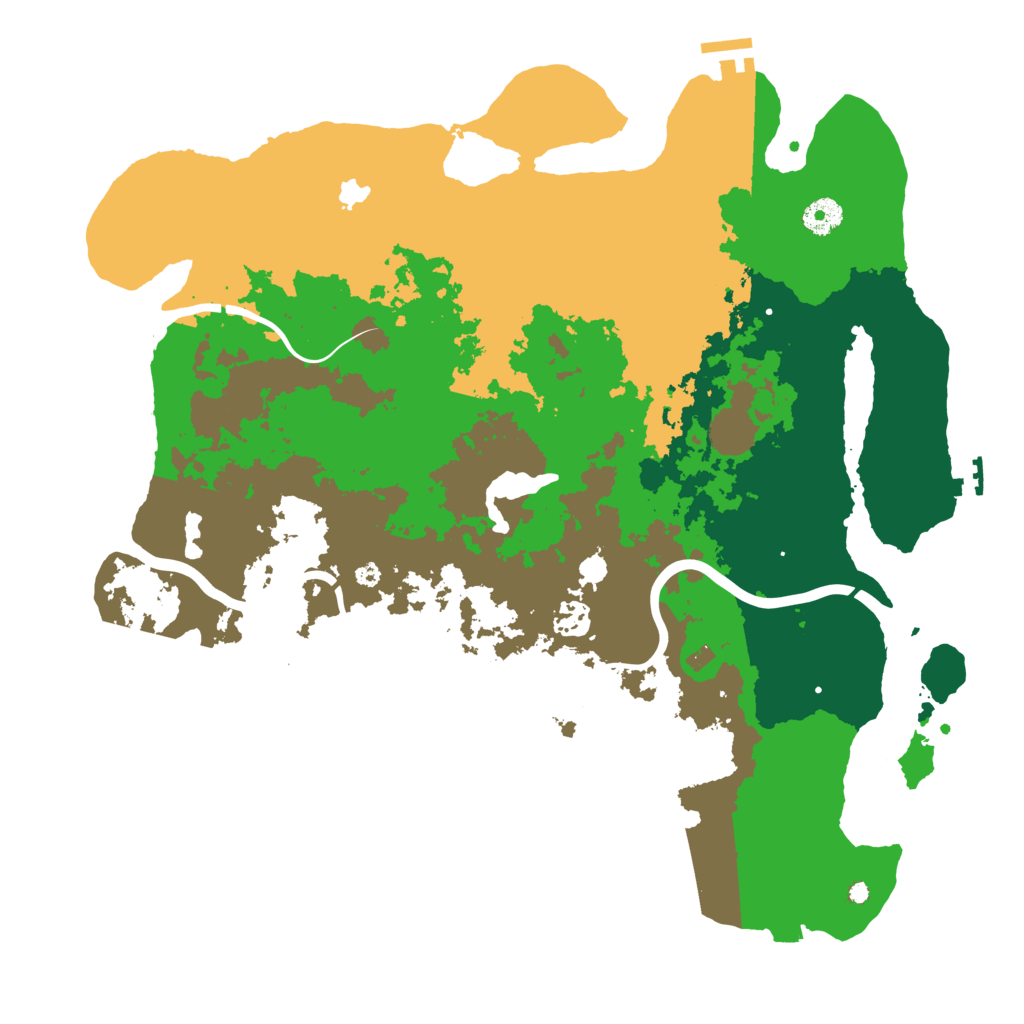 Biome Rust Map: Procedural Map, Size: 4050, Seed: 1538688029