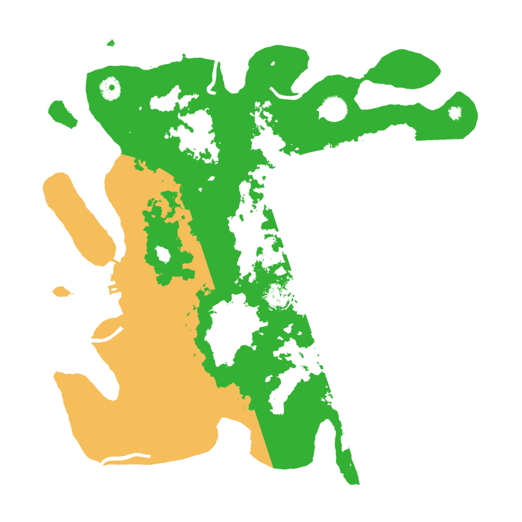 Biome Rust Map: Procedural Map, Size: 3600, Seed: 20071962