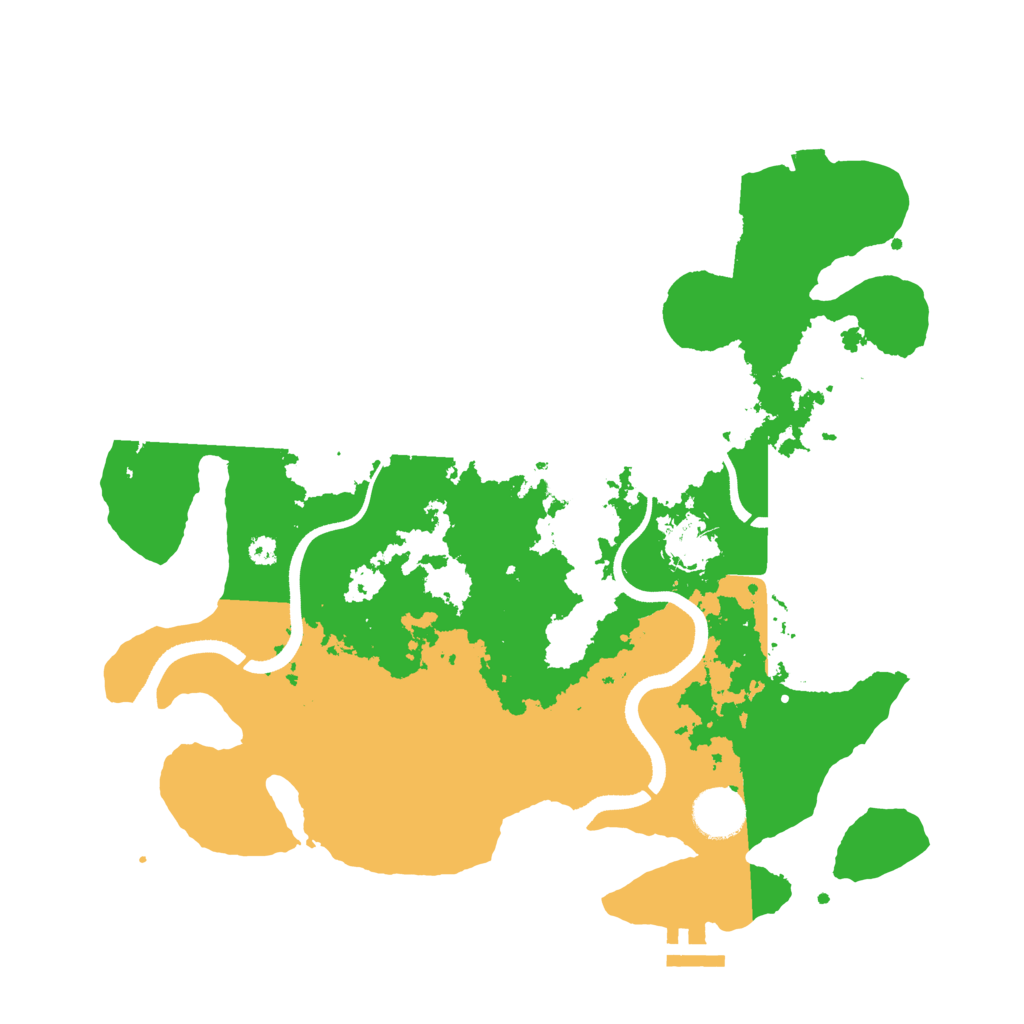 Biome Rust Map: Procedural Map, Size: 3550, Seed: 3919
