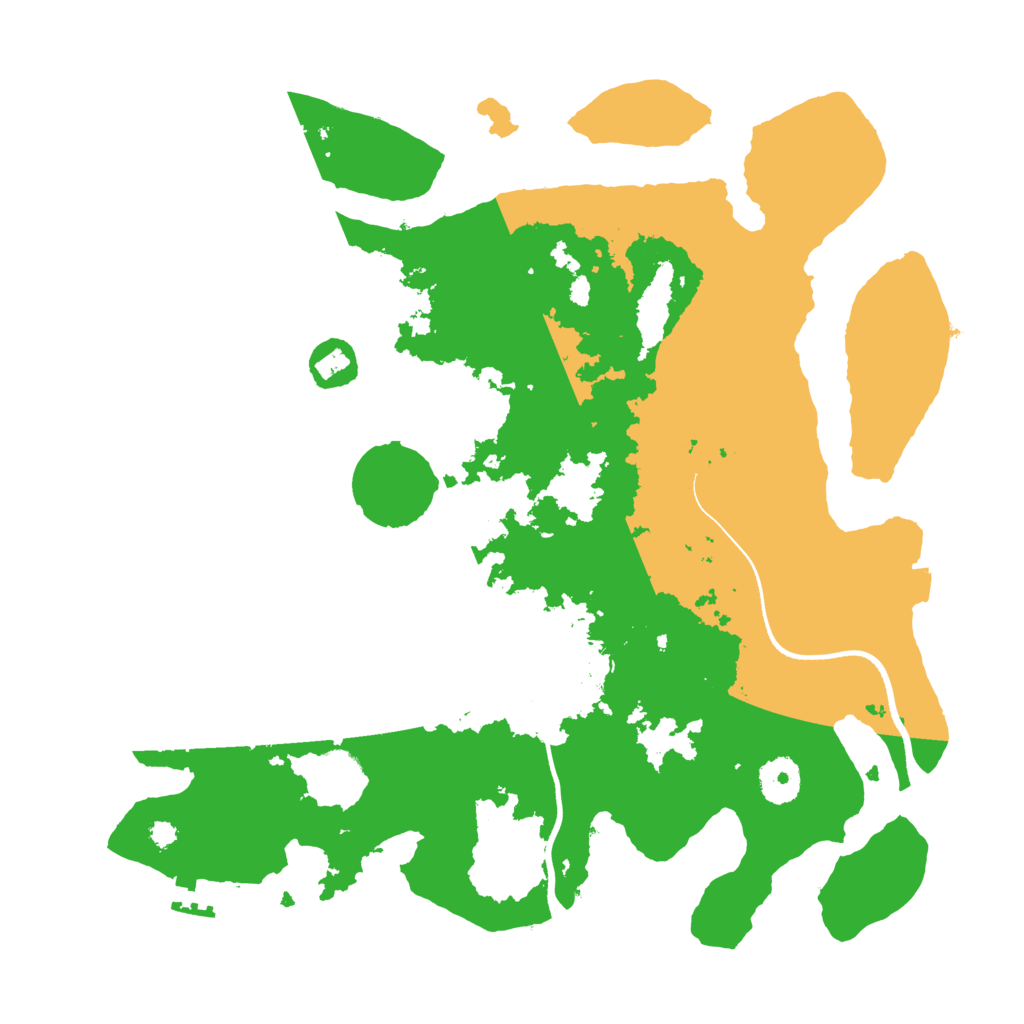 Biome Rust Map: Procedural Map, Size: 3500, Seed: 97142473