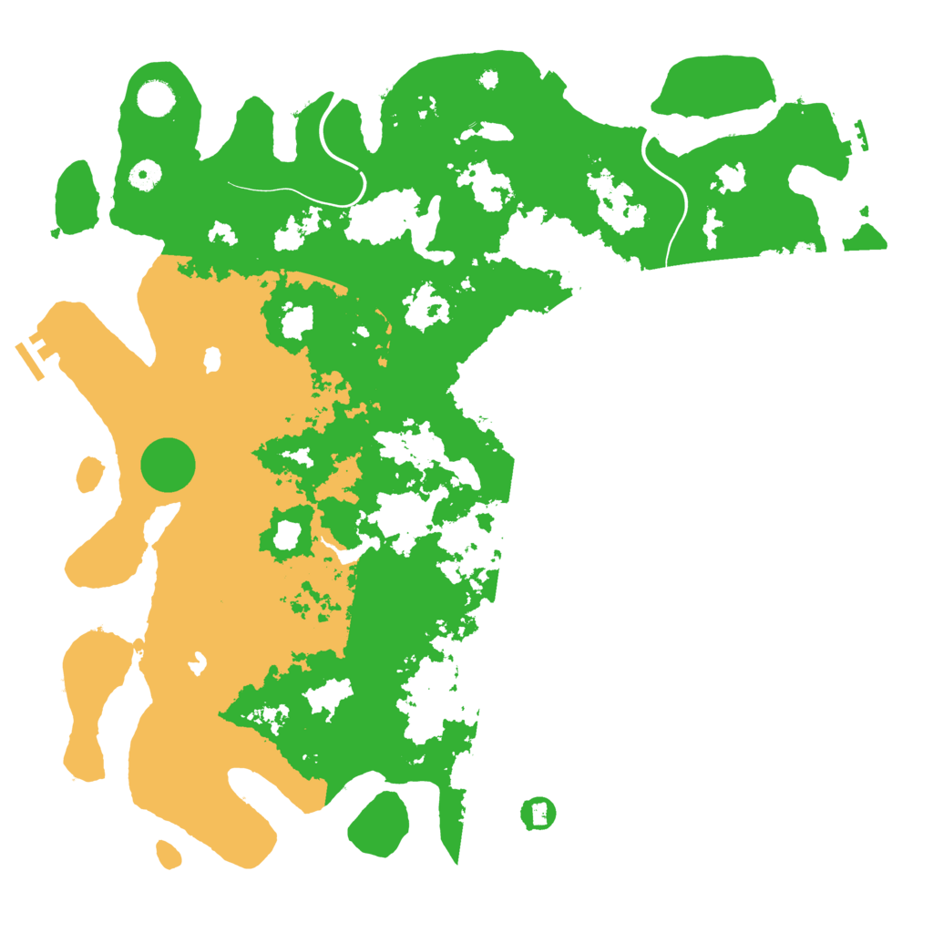 Biome Rust Map: Procedural Map, Size: 4500, Seed: 22500