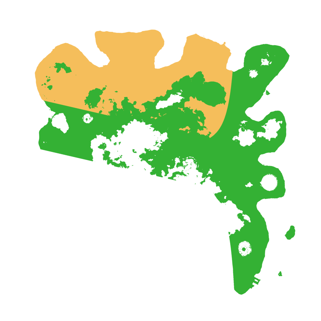 Biome Rust Map: Procedural Map, Size: 3500, Seed: 86749322