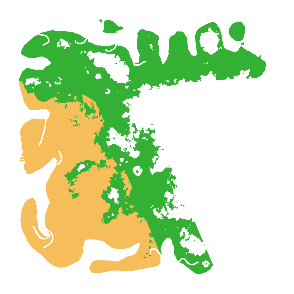 Biome Rust Map: Procedural Map, Size: 4500, Seed: 121618494