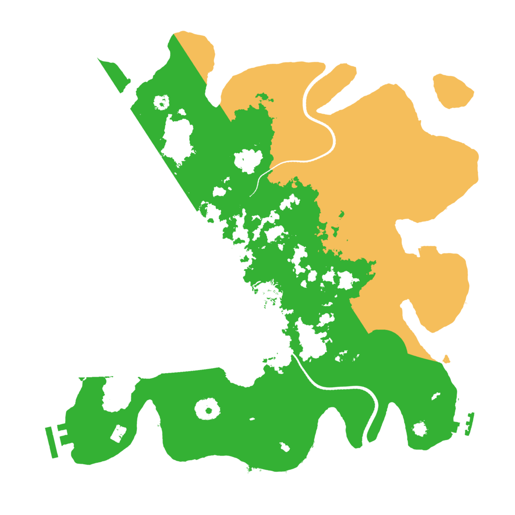 Biome Rust Map: Procedural Map, Size: 3300, Seed: 7530