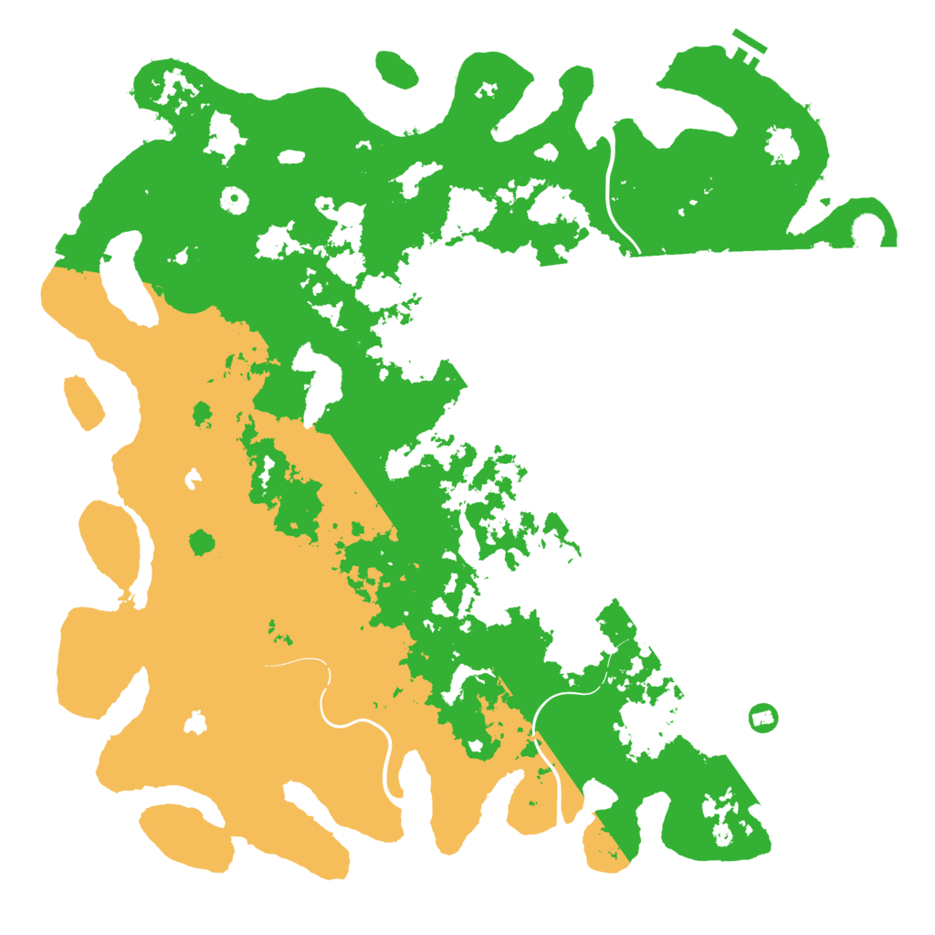 Biome Rust Map: Procedural Map, Size: 5000, Seed: 687569735