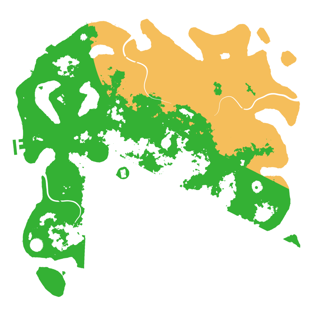 Biome Rust Map: Procedural Map, Size: 4200, Seed: 860