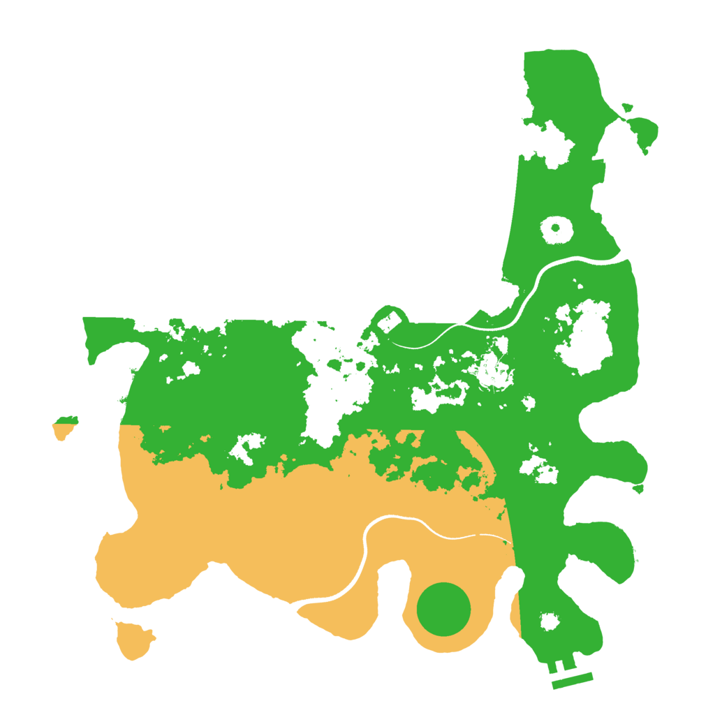 Biome Rust Map: Procedural Map, Size: 3500, Seed: 1782879275