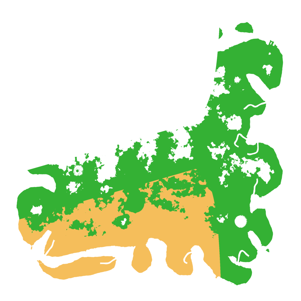 Biome Rust Map: Procedural Map, Size: 4400, Seed: 48