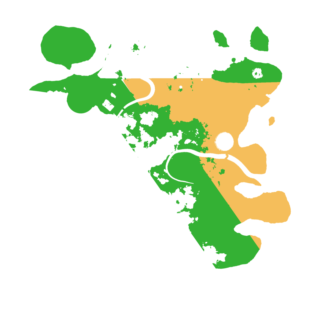 Biome Rust Map: Procedural Map, Size: 3000, Seed: 398492601