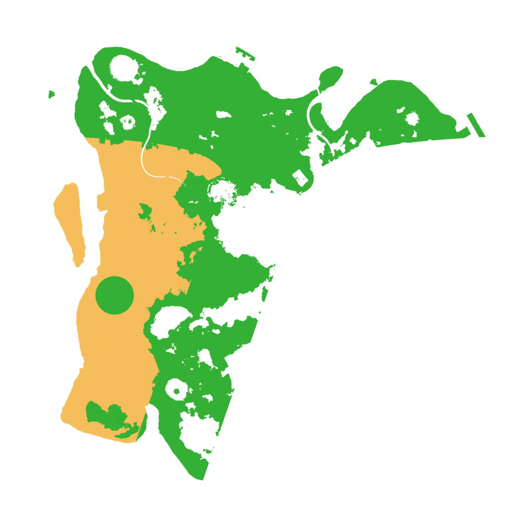 Biome Rust Map: Procedural Map, Size: 3500, Seed: 5032051