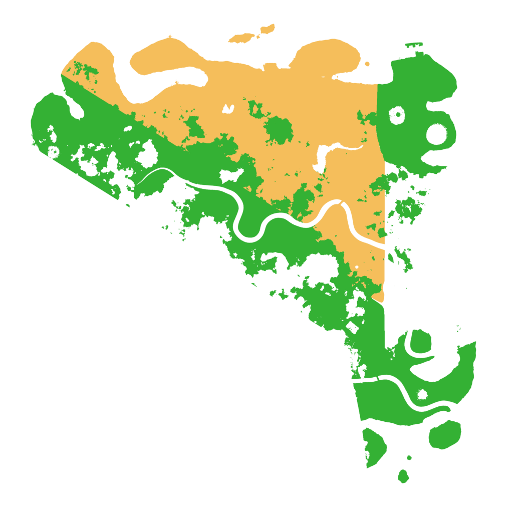 Biome Rust Map: Procedural Map, Size: 4500, Seed: 984484044
