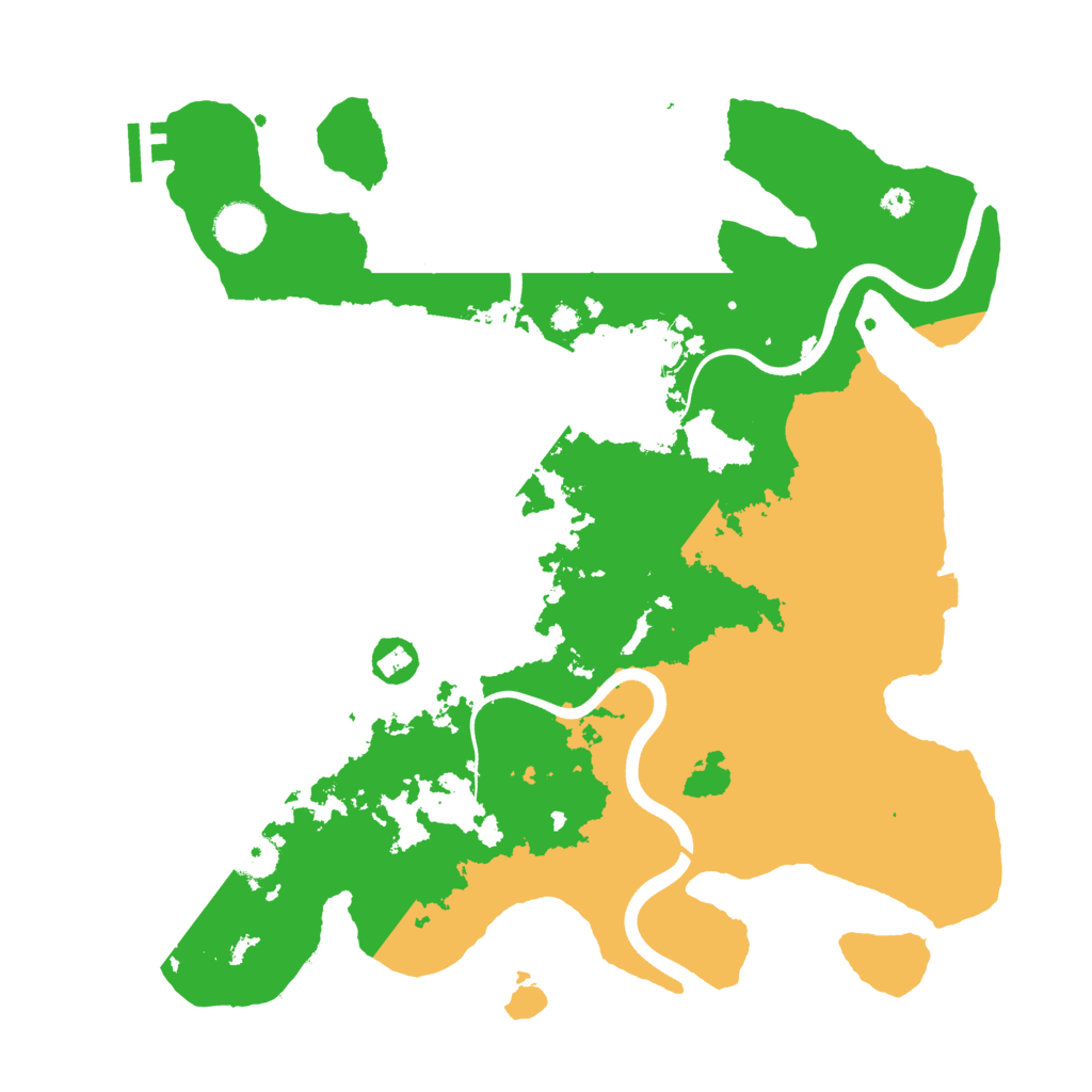 Biome Rust Map: Procedural Map, Size: 3750, Seed: 401020304