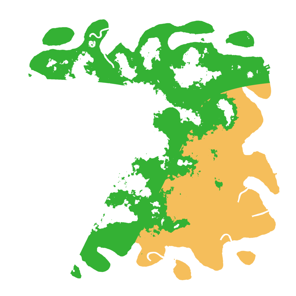 Biome Rust Map: Procedural Map, Size: 4300, Seed: 254253468