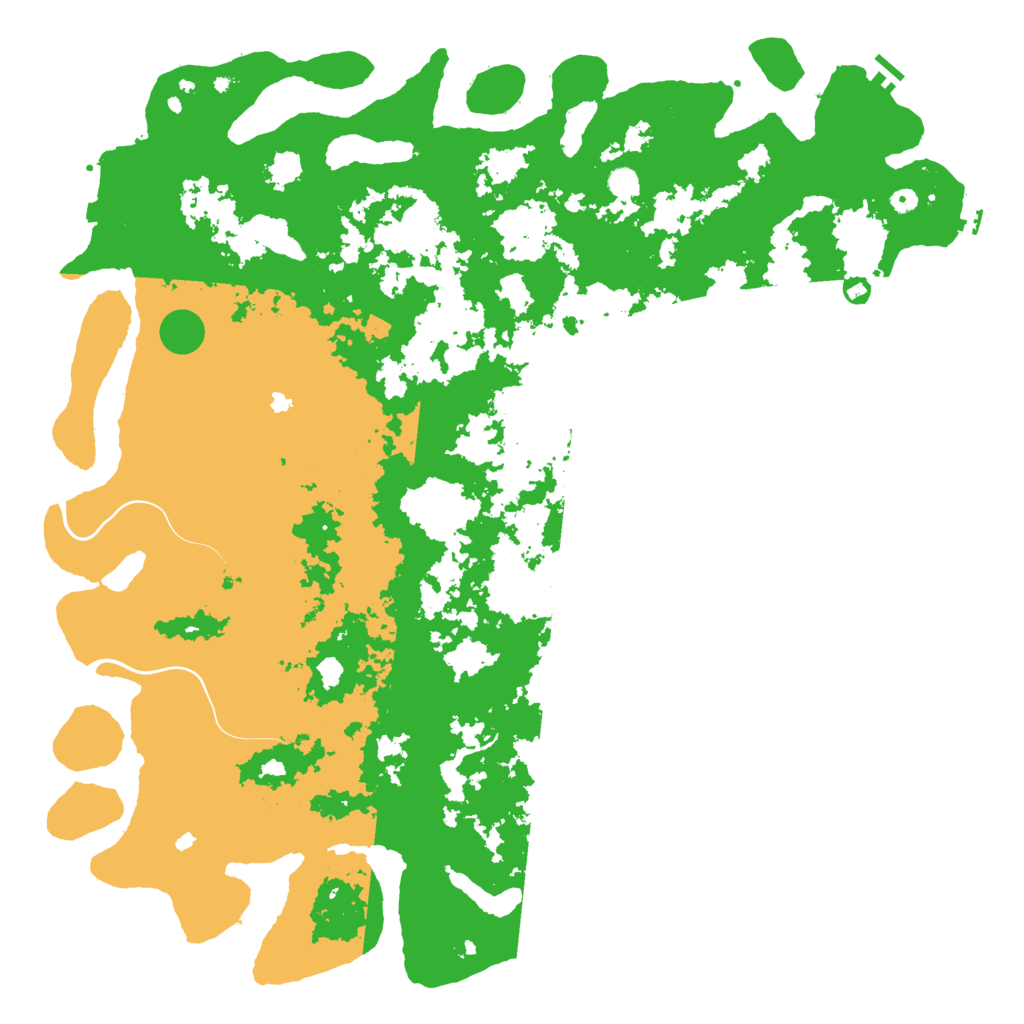 Biome Rust Map: Procedural Map, Size: 6000, Seed: 1316