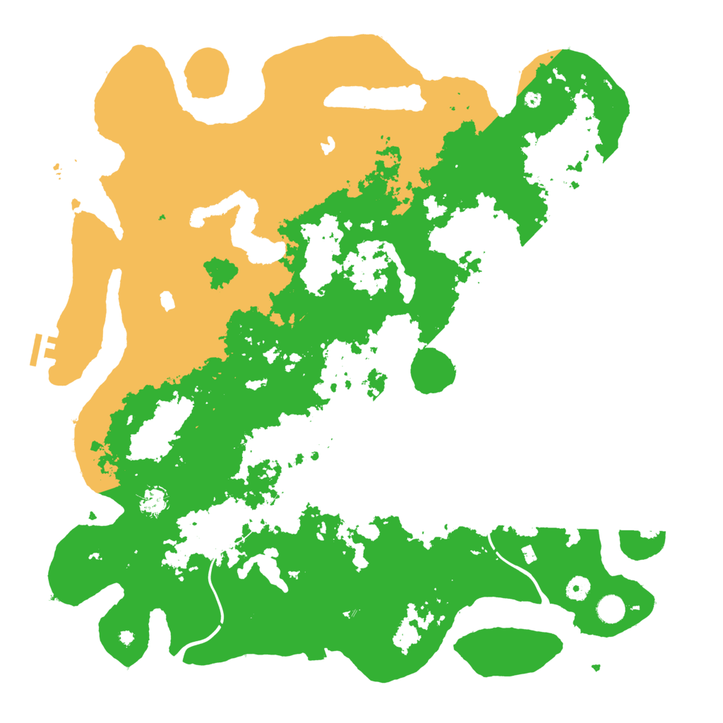 Biome Rust Map: Procedural Map, Size: 4500, Seed: 1556291