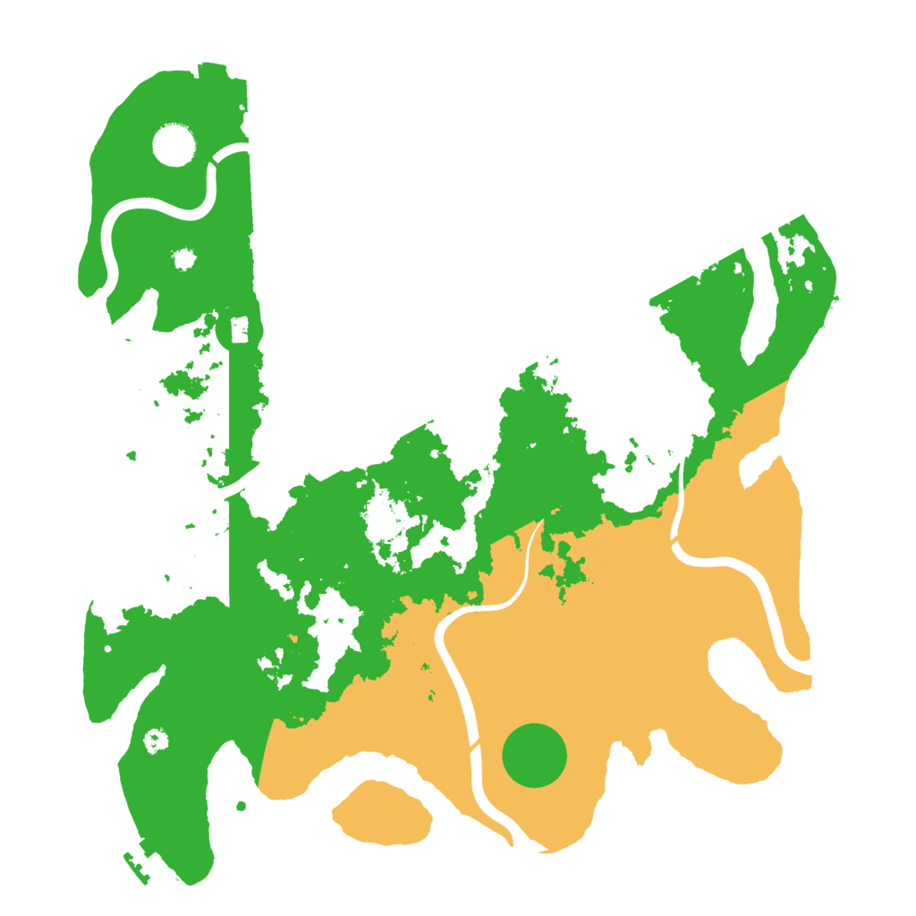 Biome Rust Map: Procedural Map, Size: 3750, Seed: 414124