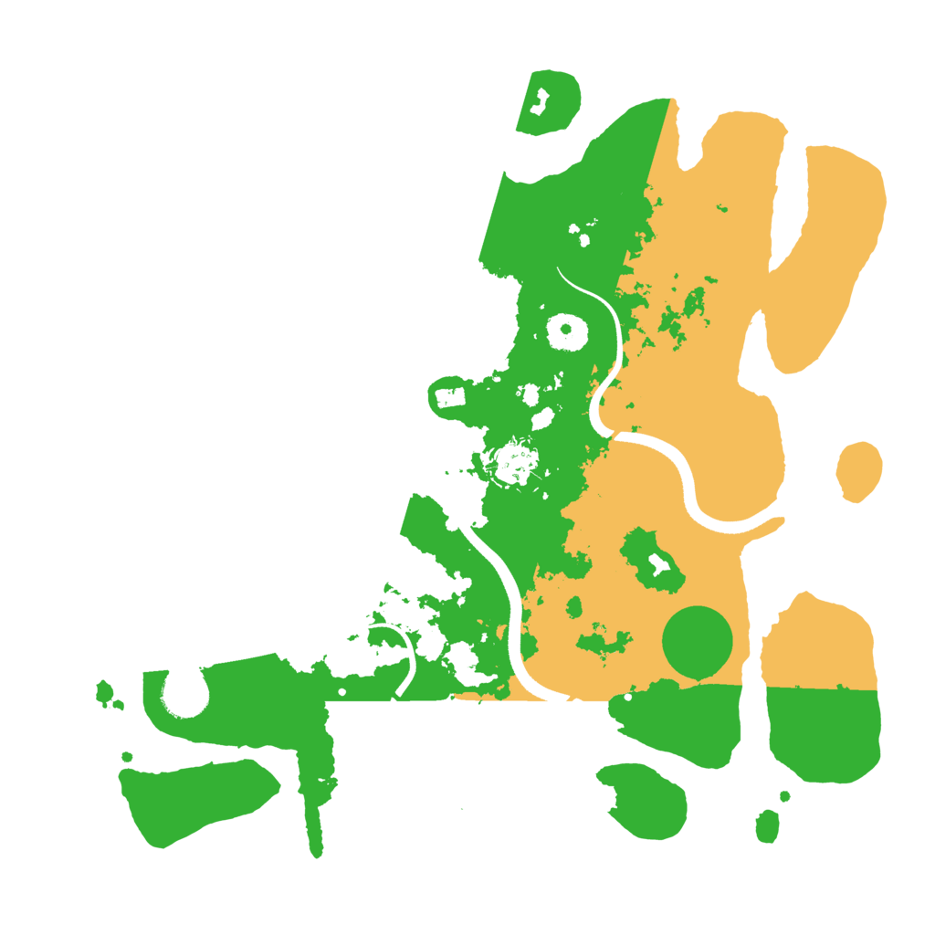 Biome Rust Map: Procedural Map, Size: 3500, Seed: 2625783