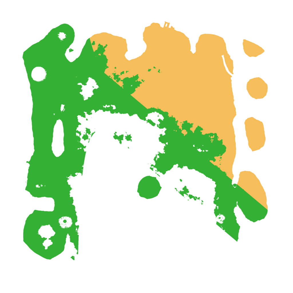 Biome Rust Map: Procedural Map, Size: 3500, Seed: 612312313