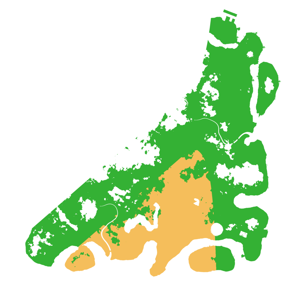 Biome Rust Map: Procedural Map, Size: 4250, Seed: 29605