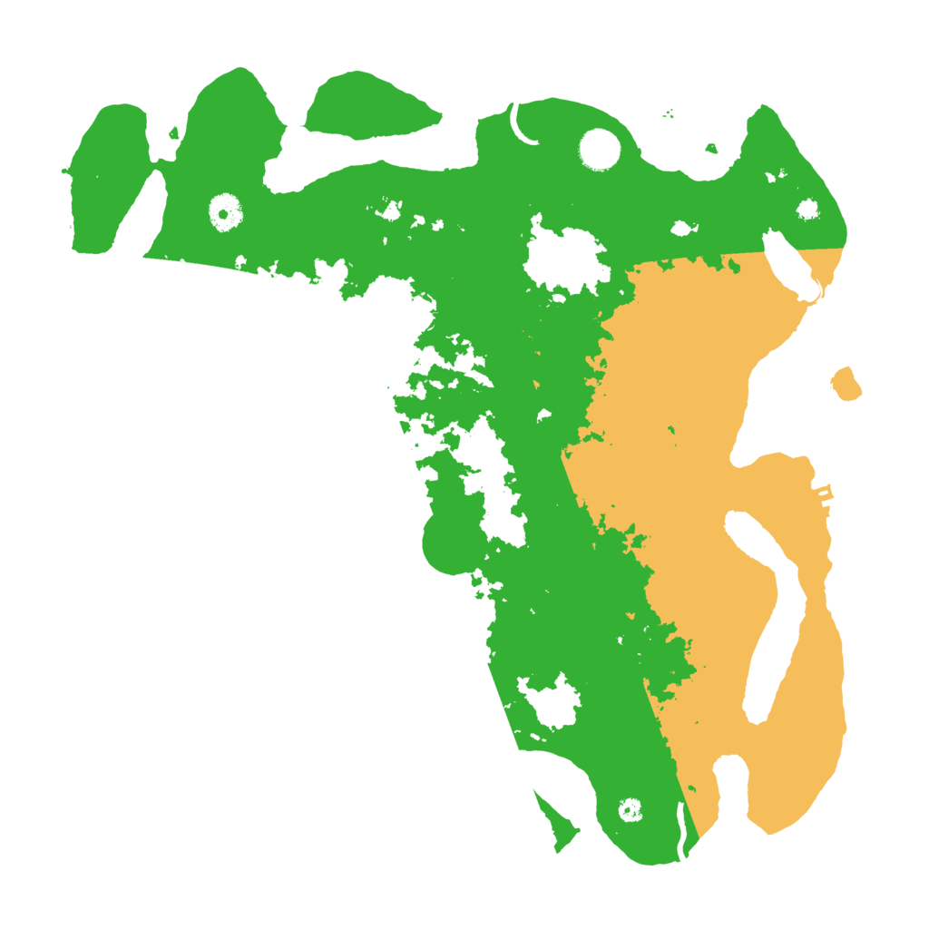 Biome Rust Map: Procedural Map, Size: 3950, Seed: 74877