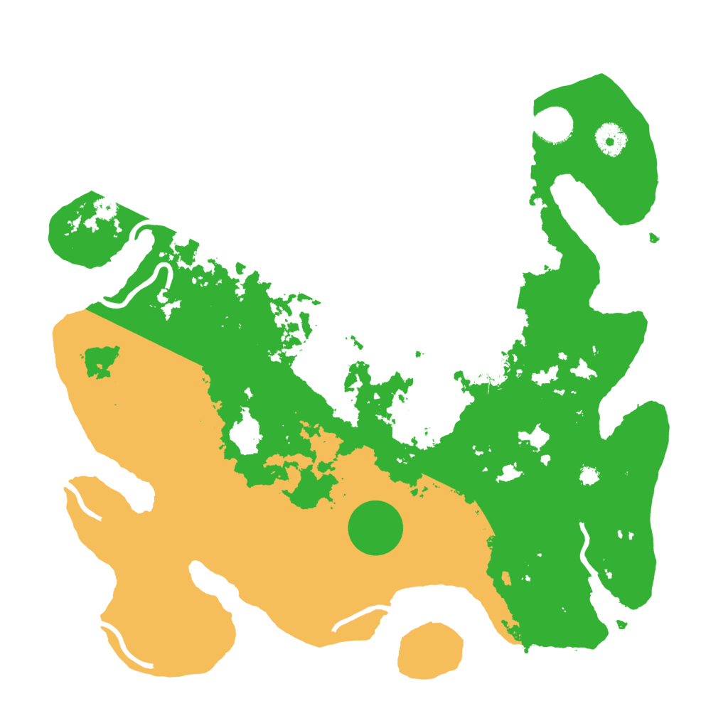 Biome Rust Map: Procedural Map, Size: 3500, Seed: 9015909