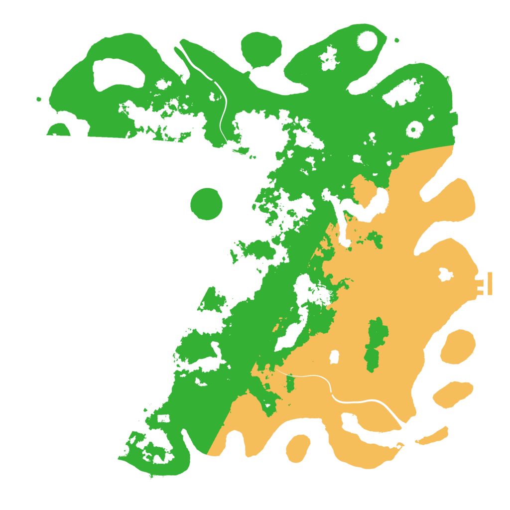 Biome Rust Map: Procedural Map, Size: 4500, Seed: 990572468