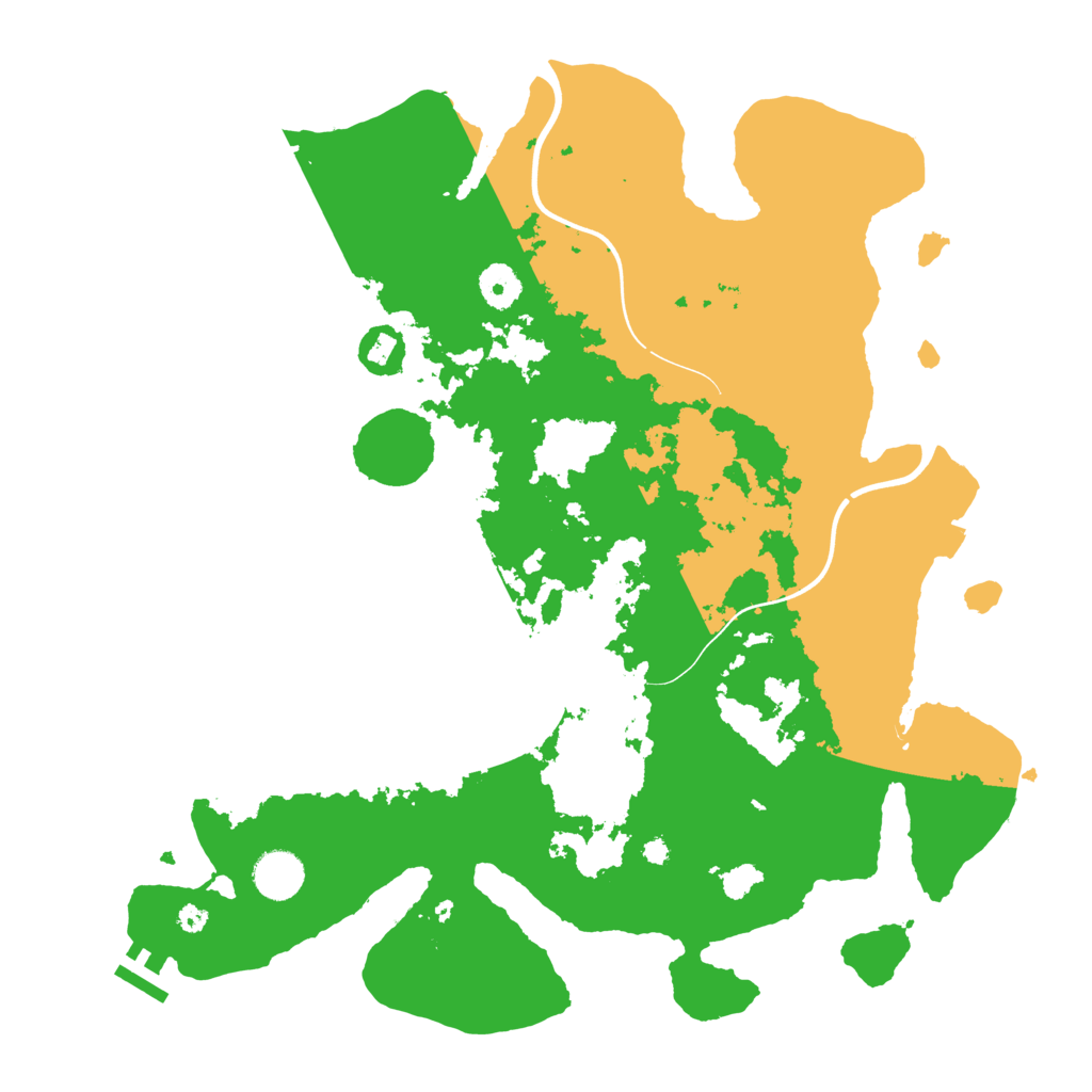 Biome Rust Map: Procedural Map, Size: 3850, Seed: 994201677