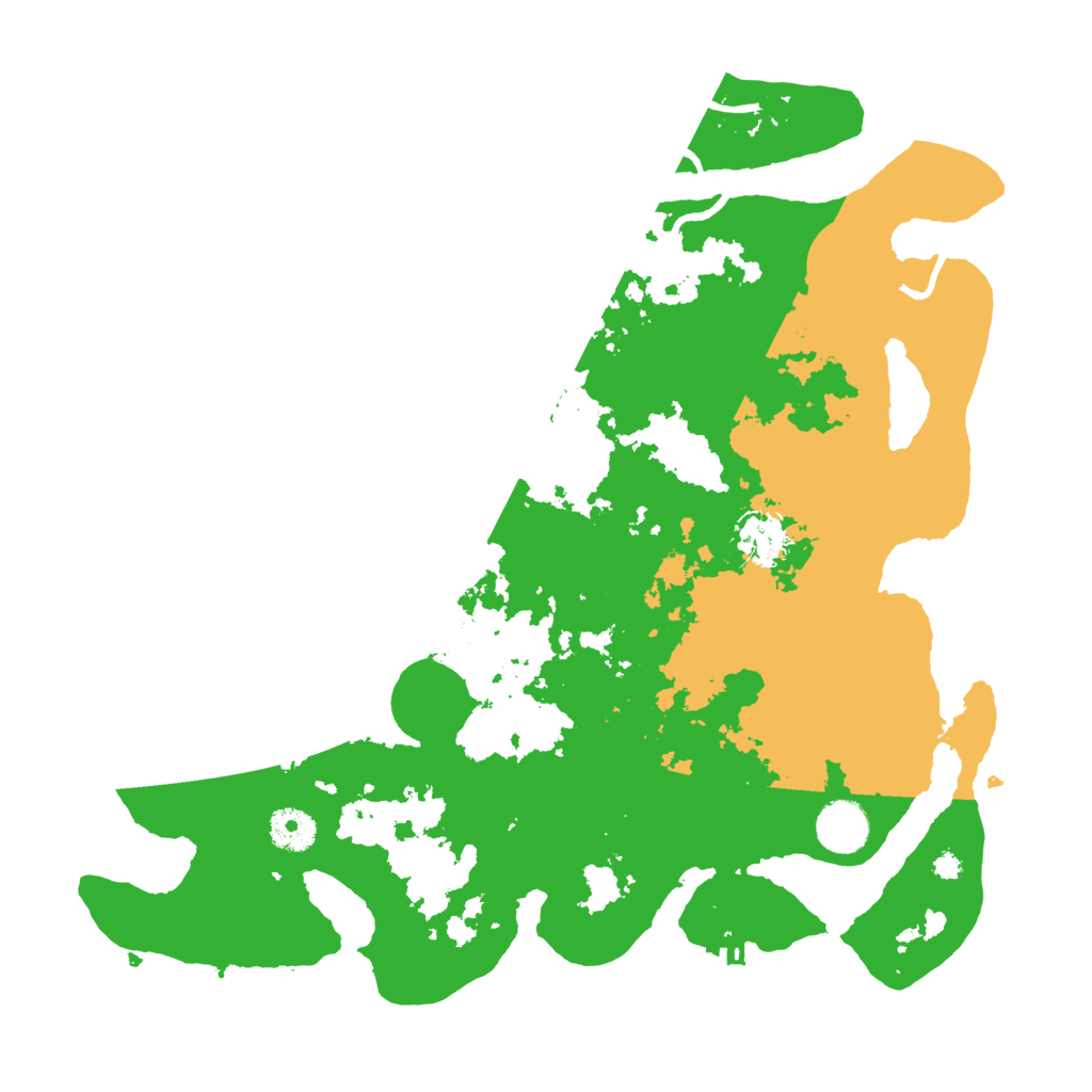 Biome Rust Map: Procedural Map, Size: 3650, Seed: 1276355333
