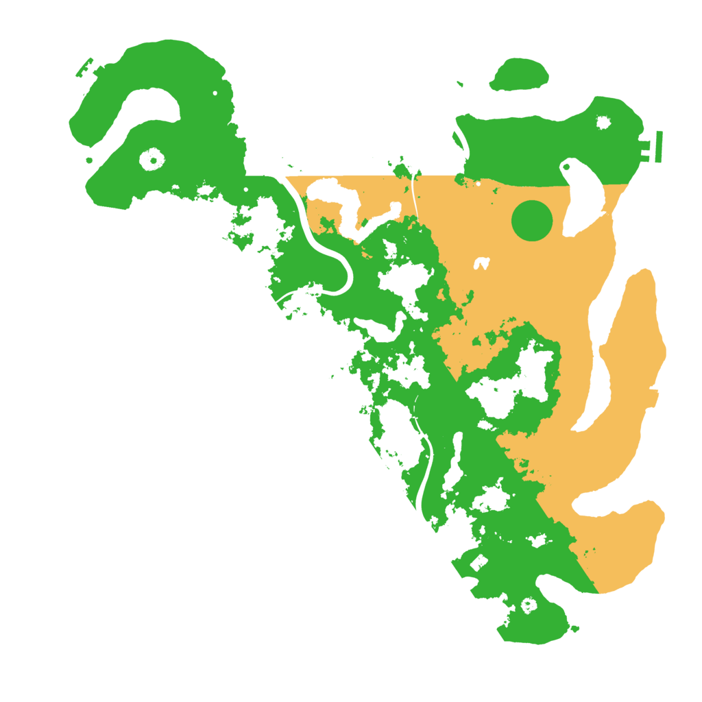 Biome Rust Map: Procedural Map, Size: 4500, Seed: 4145921