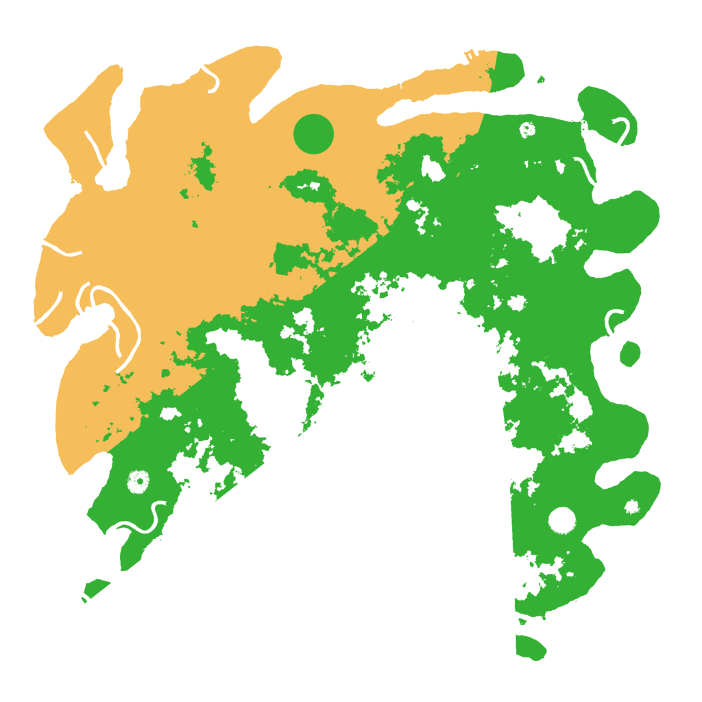 Biome Rust Map: Procedural Map, Size: 4600, Seed: 14927