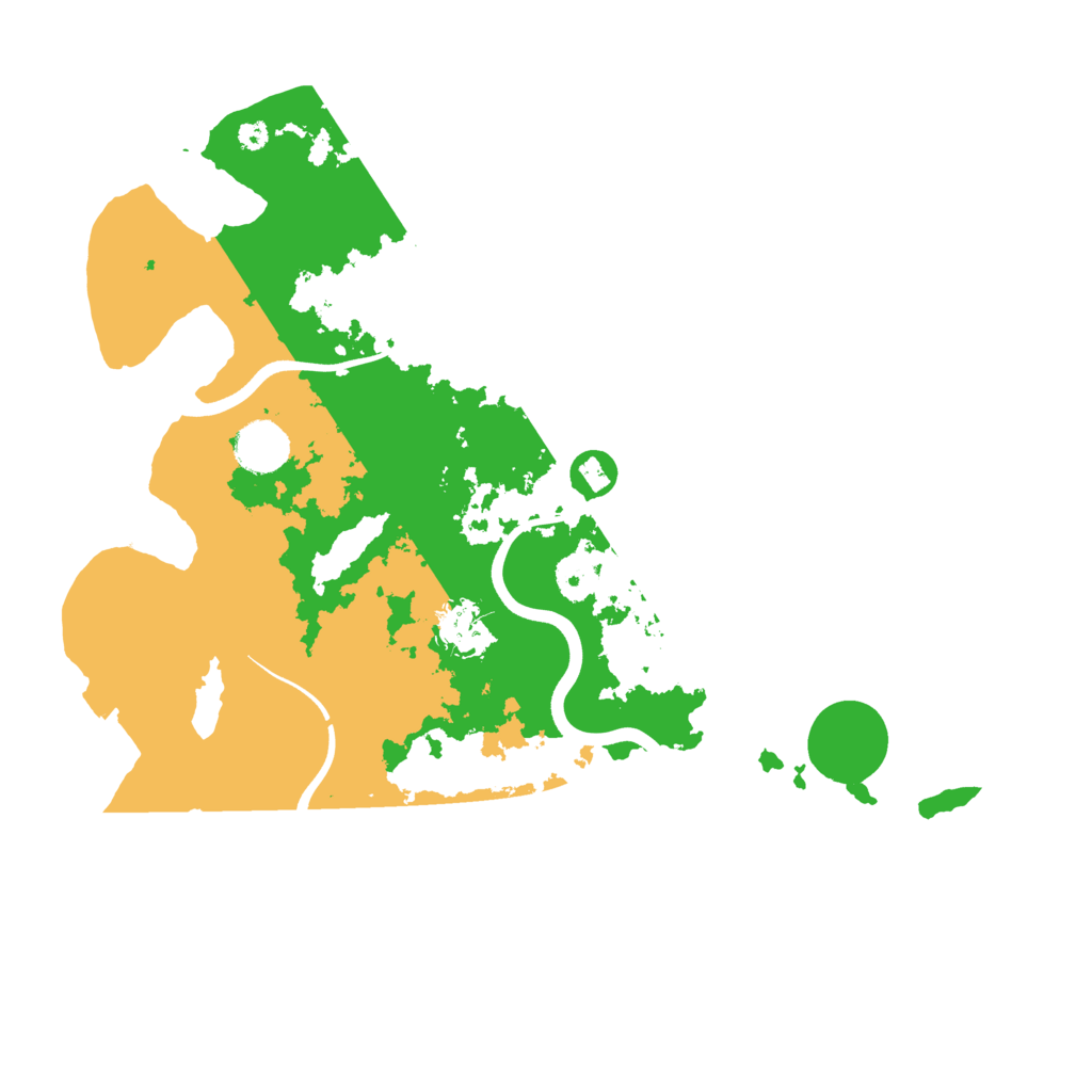 Biome Rust Map: Procedural Map, Size: 3683, Seed: 790890749
